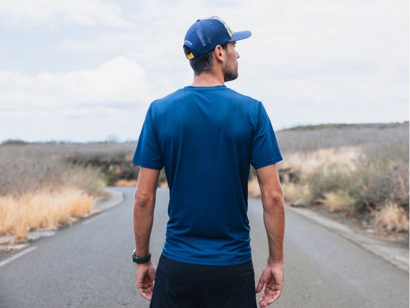 LOGO SS TSHIRT M - ESTATE BLUE